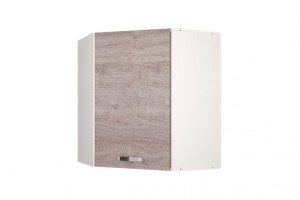 Шкаф настенный угловой 60 (коллекция ALESIA дуб)