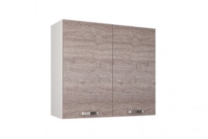 Шкаф настенный двухдверный 80 (коллекция ALESIA дуб)